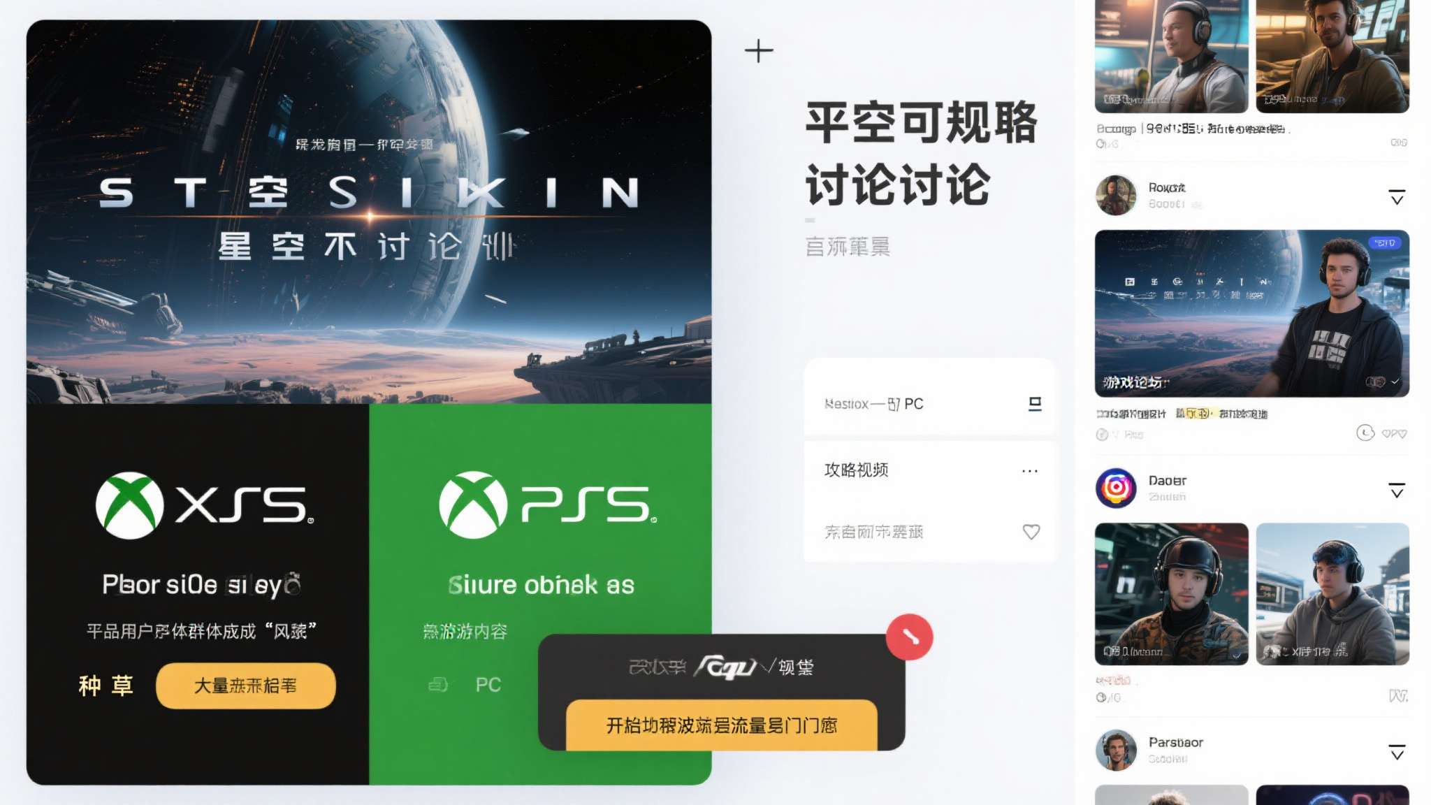 跨平台讨论的持续发酵：&nbsp;自发售以来，《星空》在社交媒体、游戏论坛的讨论热度从未消
